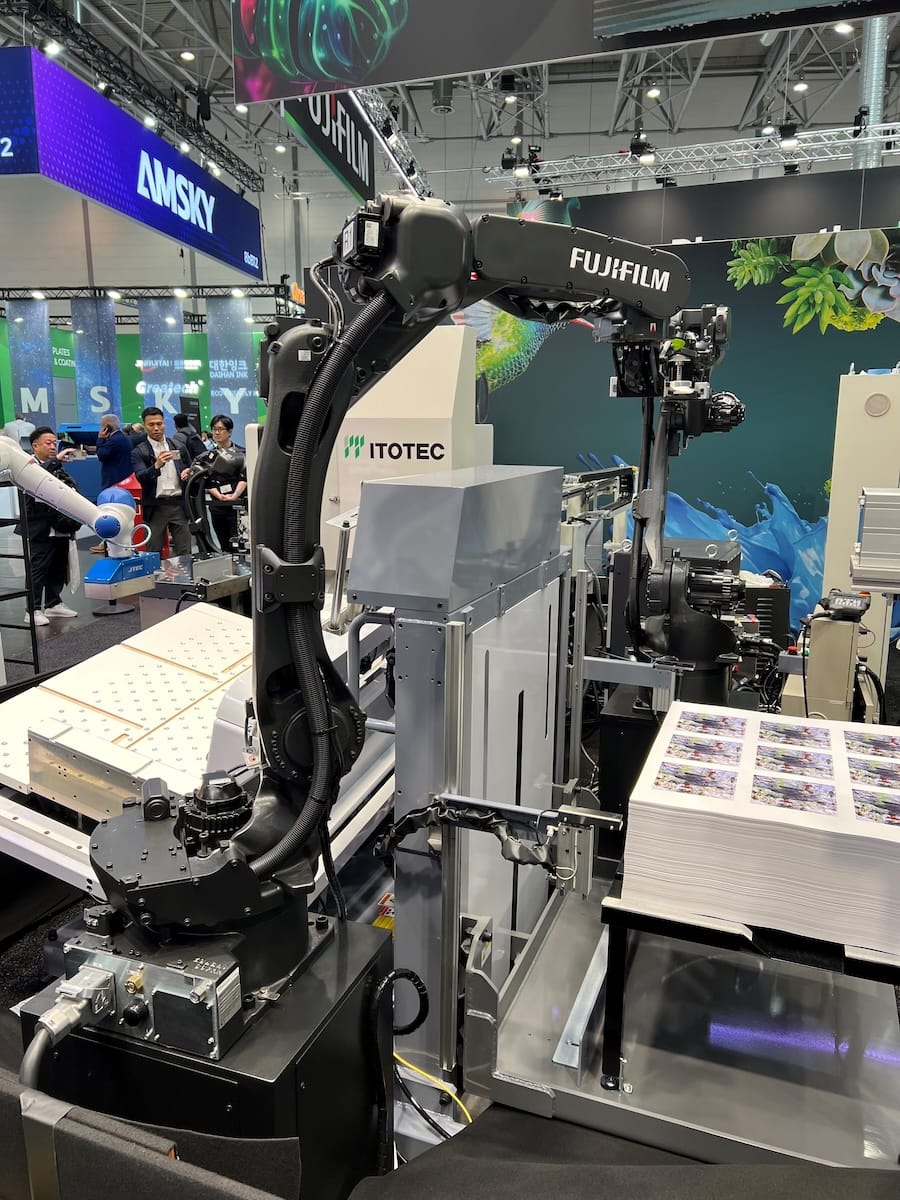 Drupa 2024 Roboter